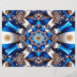 Letterhead com cores argentinas Design