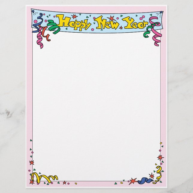 Letterhead de Ano Novo (Frente)