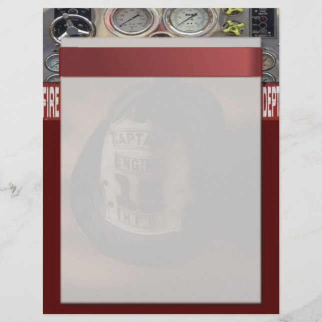 Letterhead do Bombeiro (Frente)