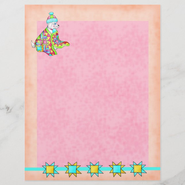 Letterhead do tímpano de inclinação personalizável (Frente)