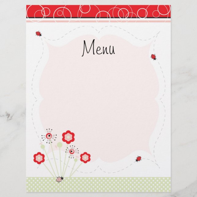 Letterhead ou Menu (Frente)