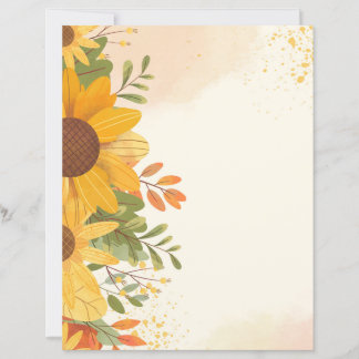 letterhead,Papel timbrado floral