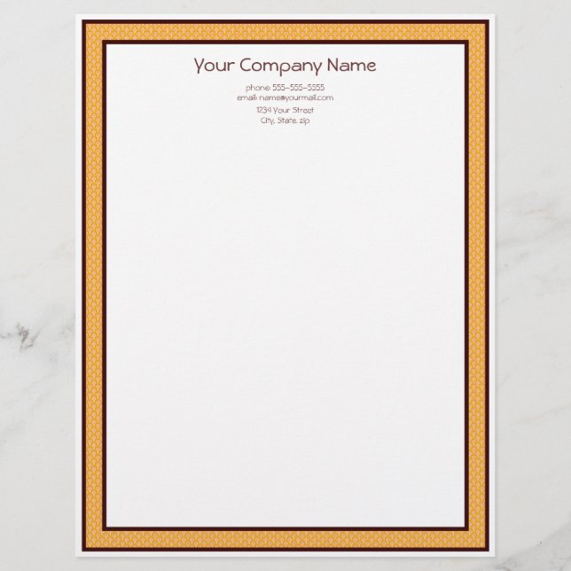Letterhead Personalizada (Frente)