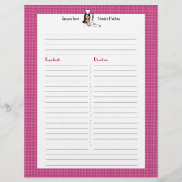 Letterhead Personalizado da Página de Receita Tota