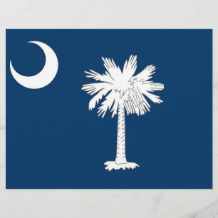 Letterhead with Flag of South Carolina, EUA