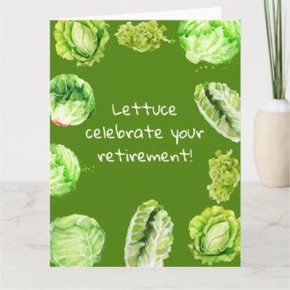 Lettuz Celebra Cartão de Retirada Funny