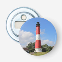 Leuchtturm auf Insel Pellworm im Sommer