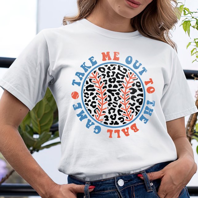 Leva-Me Ao Jogo Da Bola, Camisa De Baseball (Criador carregado)