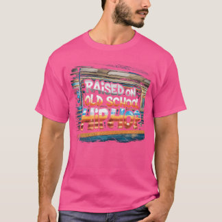 Levantada Na Velha Camisa De Salto De Salto Da Esc