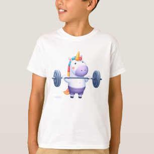 Levantamento de Peso de Unicórnio – Camiseta Diver