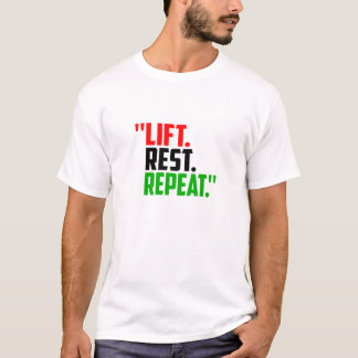 Levante. Descanse. Repita. - Camiseta de Academia