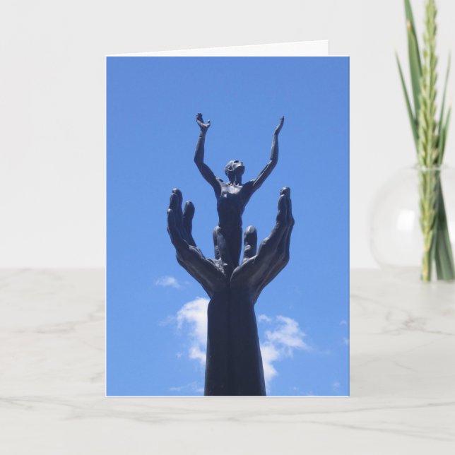 Levante-se acima, Omaha, NE - cartão (Frente)