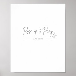 levante-se e reze para Luke Poster e Impressão de
