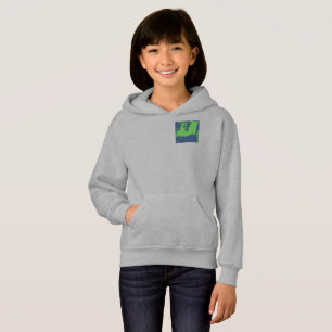 "Levar para a estrada" verde Hoodie gráfico