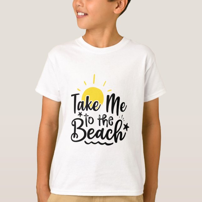 Leve-me à camisa de praia (Frente)