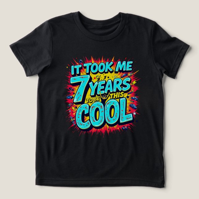 Levei 7 anos para ser tão Legal - aniversário 7 (Design frontal)