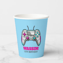 Level Up Birthday Gamer Party Favor, Custom Video 