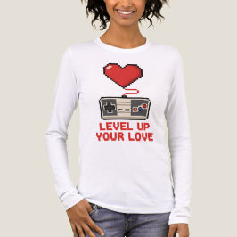 Level Up Your Love, Retro Pixel Gaming Design