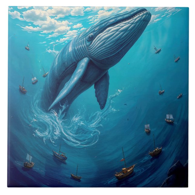Leviathan’s Flight to Freedom – Surreal Whale Art (Frente)