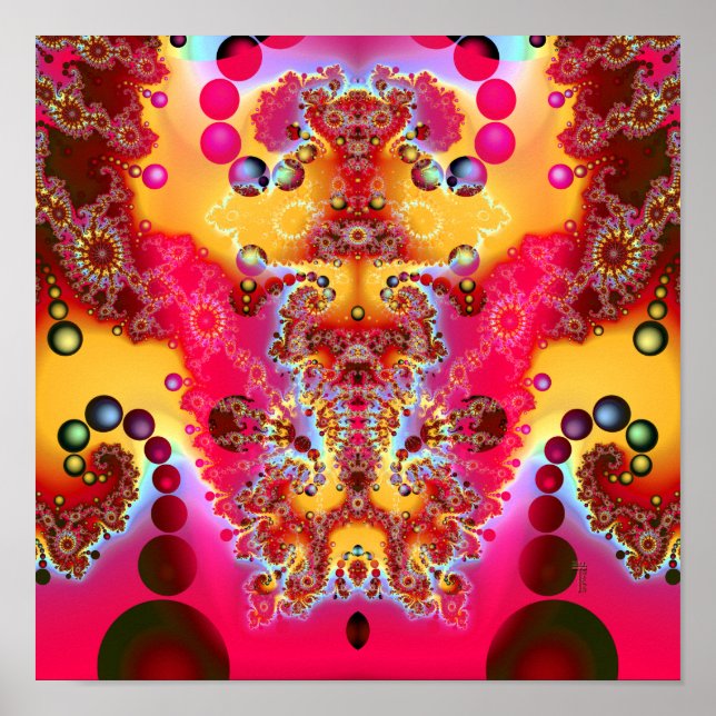 Levitação Meditativa V2 (12" x 12") Art Impressão (Frente)