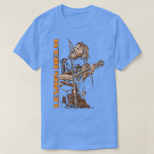 Levon Helm O Camisa Farmer 80s FanArt Tribute (Frente do Design)