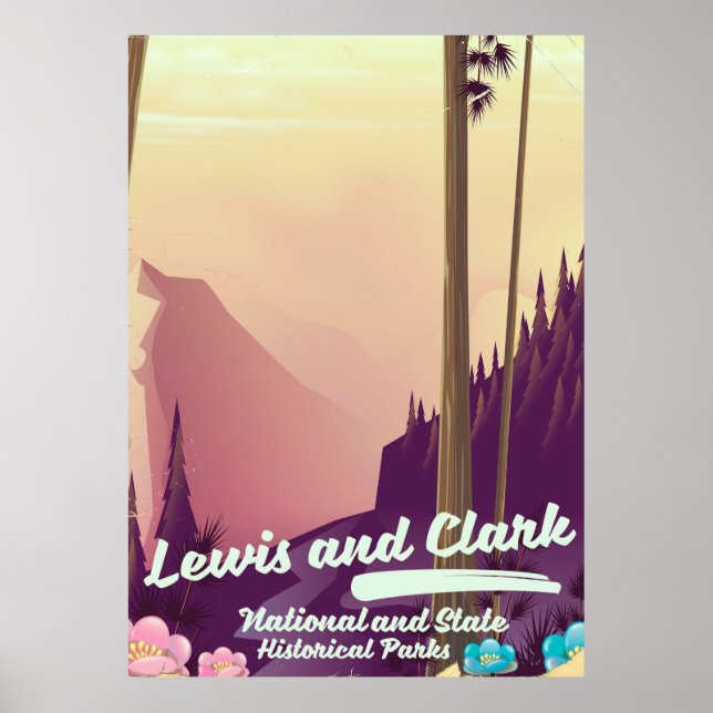 Lewis e Clark National e State Park poster (Frente)