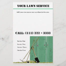 Lewn Service Landscaping Business Flyer