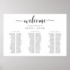 Leyton, mínimo 3 Mesa de Poster de Banquete