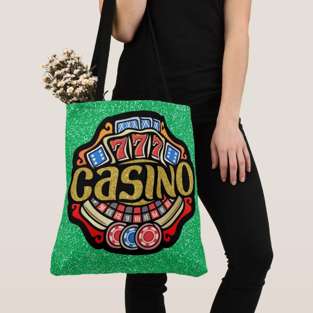 Lg. CASINO Tote - Ver Costas (Close Up)