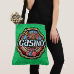 Lg. CASINO Tote - Ver Verso<br><div class="desc">Que ótima bolsa para carregar todos os seus ganhos ... : ) No verso, mude o nome ou exclua-o. Use a "escala" ou - para alterar o tamanho do texto. Altere a fonte se desejar. Espero que você adore isso e que eu tenha mais versões. Veja minhas COLEÇÕES DE BOLSAS,...</div>