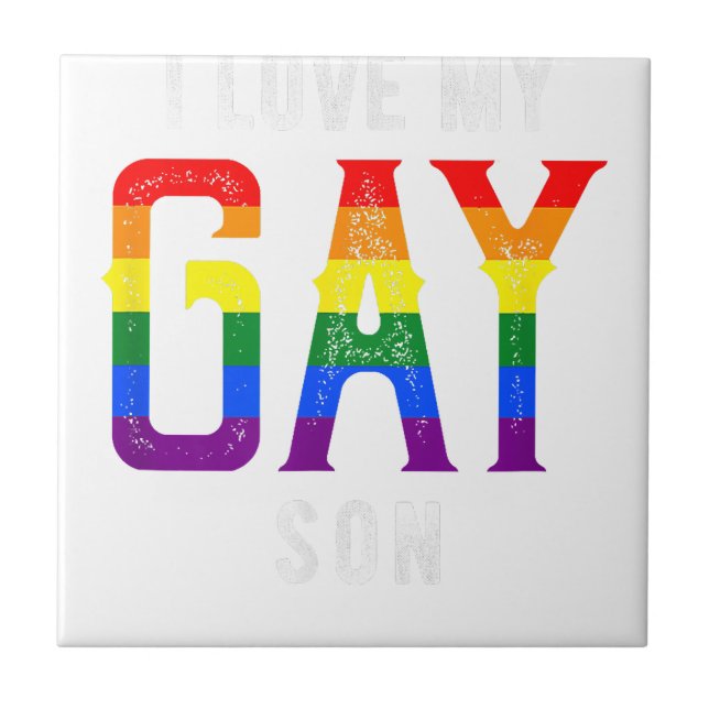 LGBT Love Gay Son - Orgulho gay Outfit Orgulho gay (Frente)