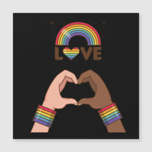 LGBT+Orgulho. Adoro arco-íris. Coração.