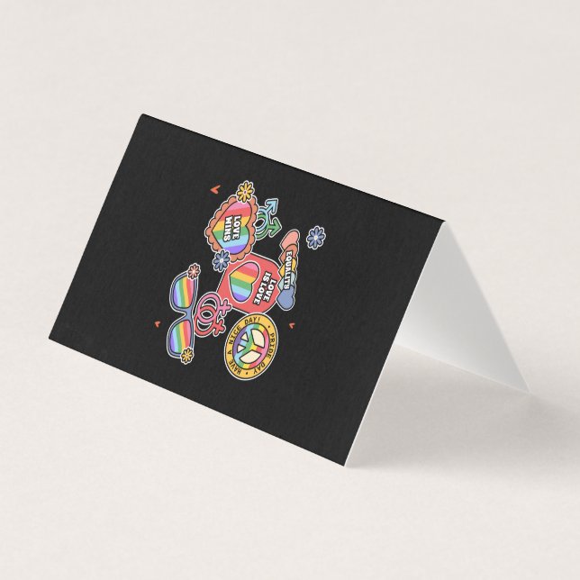 LGBT+orgulho. Amor é amor, igualdade, Dia do Orgul (Frente)