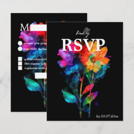🌈 LGBTQ Com menu e código QR Petals & Pride