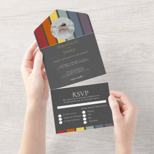 LGBTQ Gay Rainbow Elegante