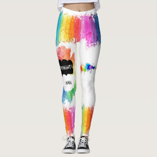 LGBTQ - Leggings do Orgulho - Pinte o Arco-íris