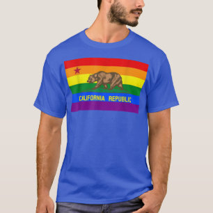 LGBTQ Lésbica e Gay Camisas da Califórnia Chuva Es