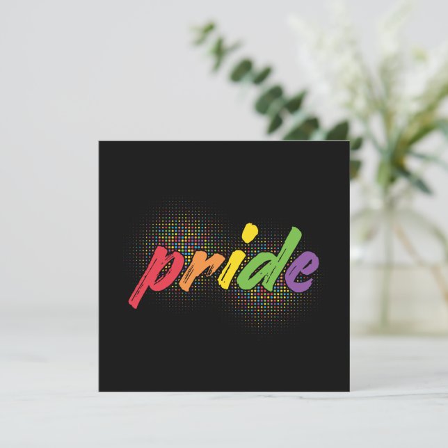 LGBTQ - Orgulho - Cores Arco-íris (Em pé/Frente)