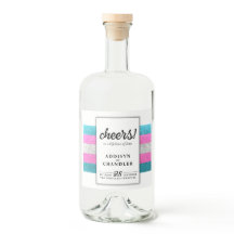 LGBTQ Transchic Modern White Wedn Glitter