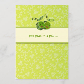 LGC| Duas ervilhas num convite para gêmeos