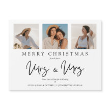 LGTB Lesbian Whimsical MRS & MRS Christmas Wedding