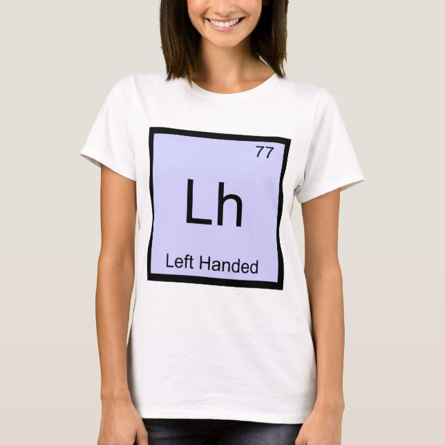 Lh - Camiseta Símbolo de Elemento Químico para Can (Frente)