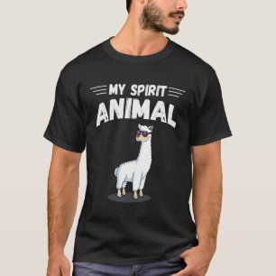 Lhama É Meu Animal Espiritual Lhama camiseta