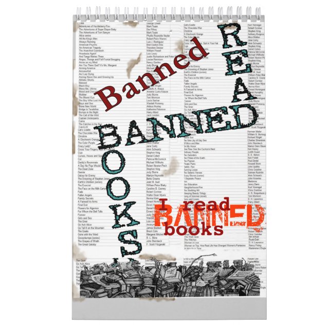 Li livros BANNED..2023 Calendário (Capa)