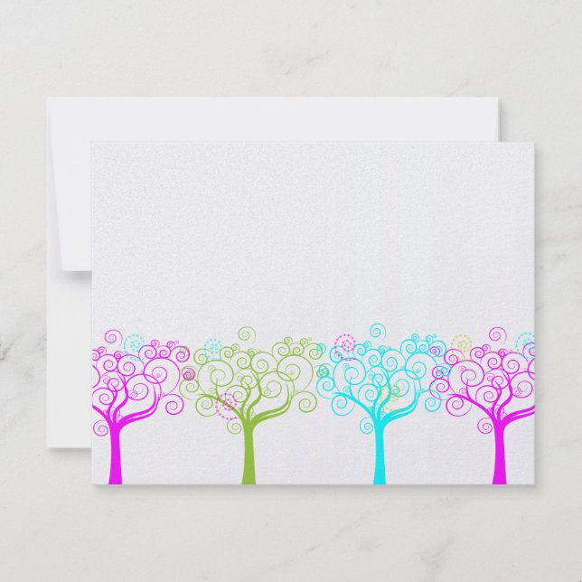 Liana Claire Shimmery Bat Mitzvah Sweet 16 RSVP (Frente)