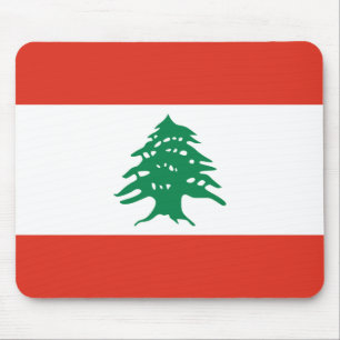 Líbano Flag Mousepad