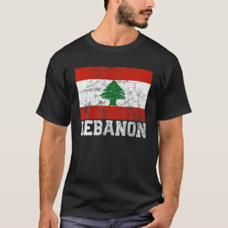 Líbano Libanês Bandeira Família Primo País Camisa 