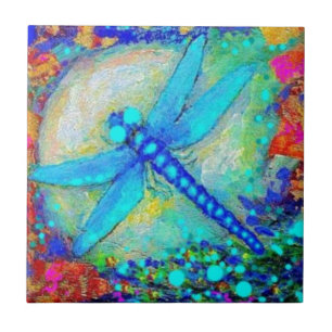 Libélula azul impressionante por Sharles