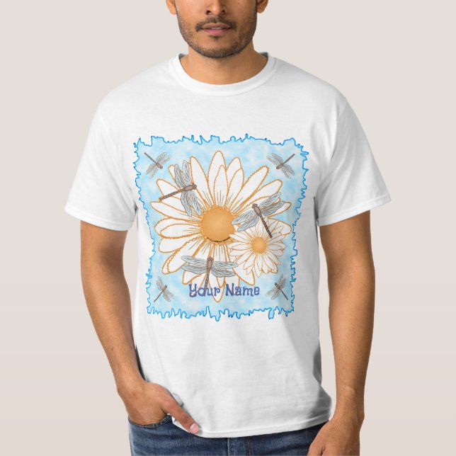 Libélula Camisa da Margarida Branca (Frente)