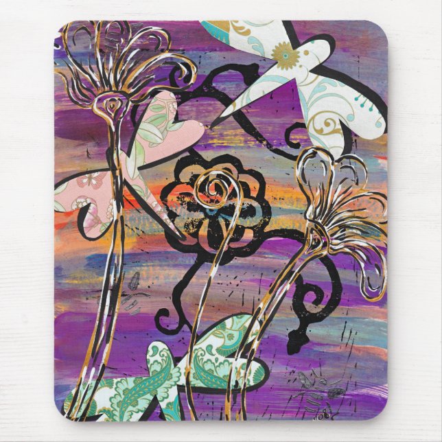 Libélulas 3 Mousepad (Frente)